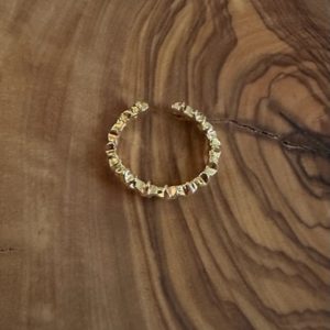 Gold plated toe or pinky ring