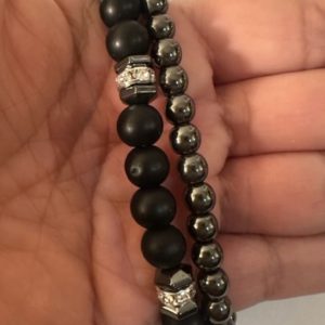 Set of 2 men bracelets