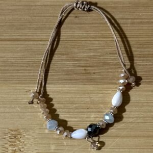 Adjustable bracelet with mini Sparkle charm