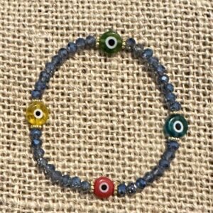 Evil eye clear blue