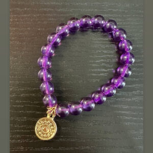 Handmade purple bracelet