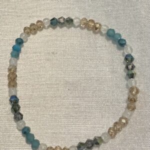 Handmade Light blue and orange