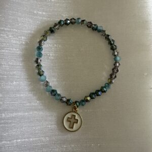 Handmade green with cross