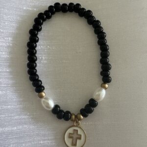 Handmade black with cross