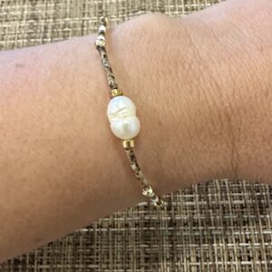 Tiny beads with pearl