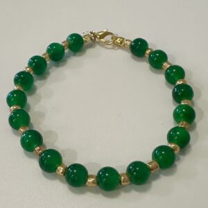 Green and gold spacers