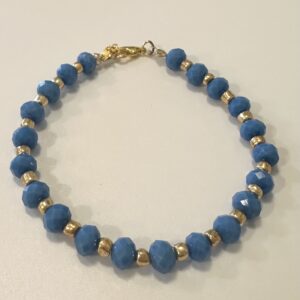 Blue and gold spacers