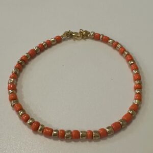 Orange and gold spacers