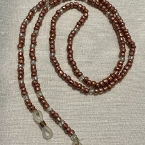 Handmade Rose gold glasses chain