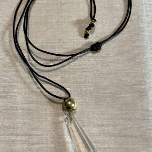 Long adjustable corded necklace