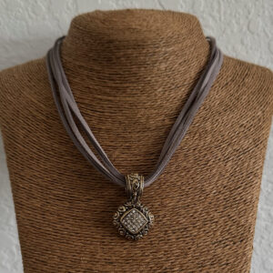 Multi cord boho charm