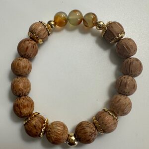 Light wooden brown bracelet